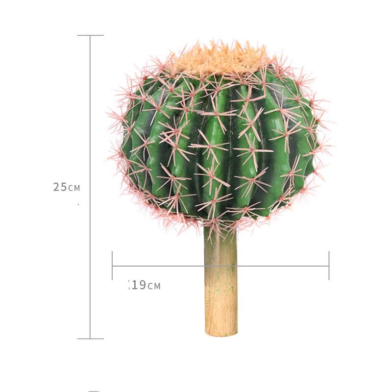 Artificial spiky ball cactus