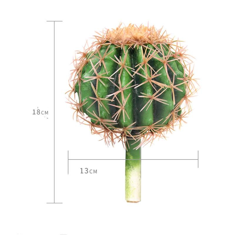 Artificial spiky ball cactus