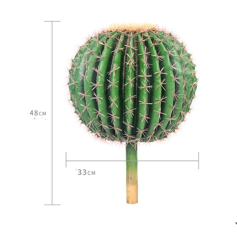 Artificial spiky ball cactus