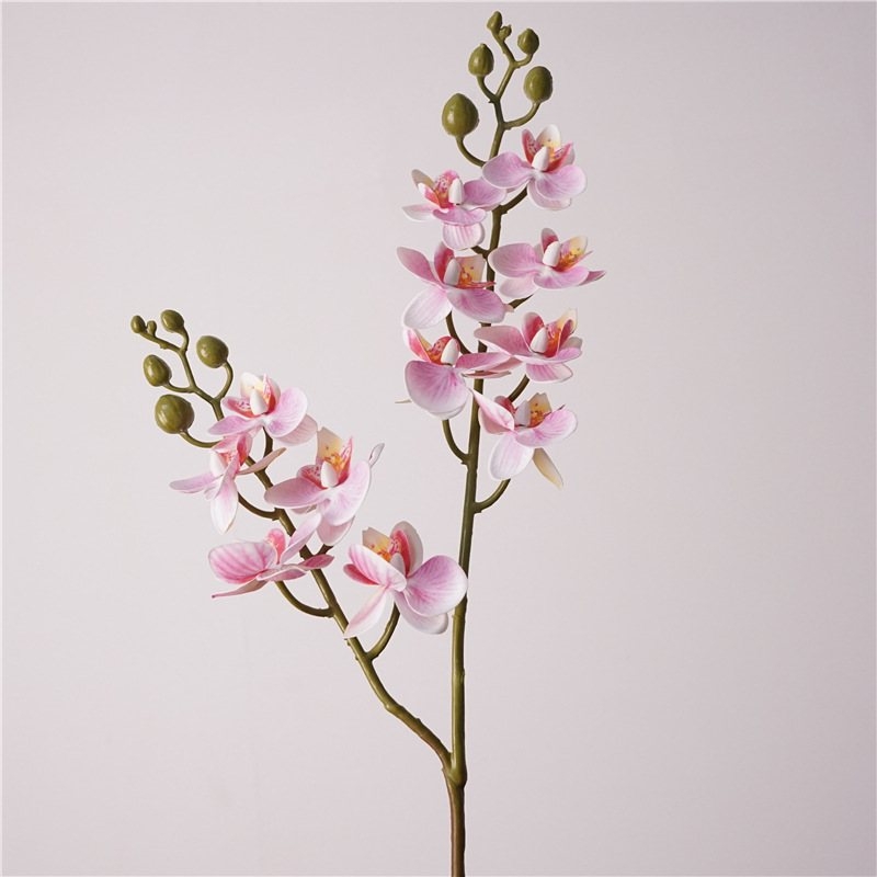 Artificial Phalaenopsis orchid with two branches
