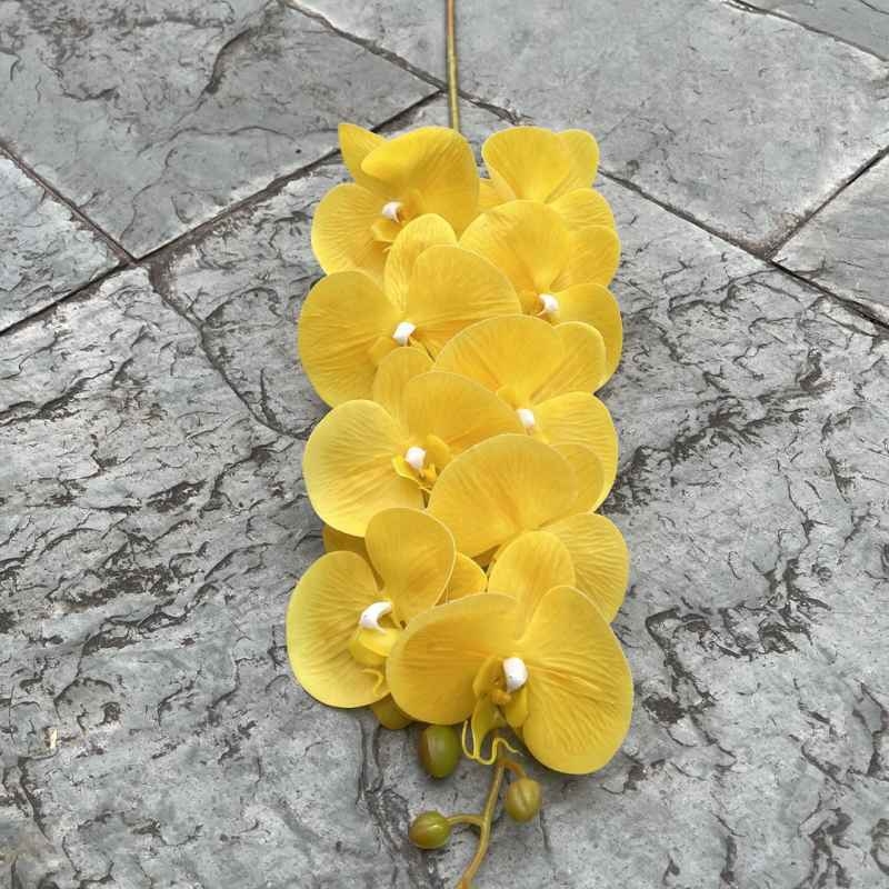 Multi-colored artificial Phalaenopsis orchids with a real touch feel