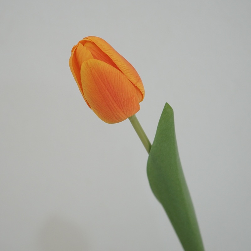 Soft touch lifelike artificial tulip
