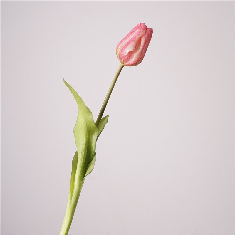 Artificial  soft-touch plastic tulip
