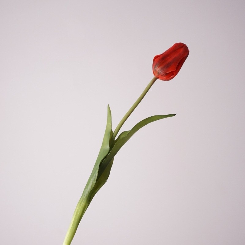 Artificial  soft-touch plastic tulip