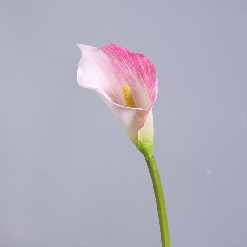 Artificial multi-colored calla lilies