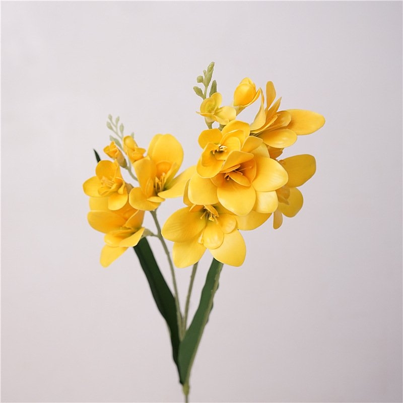 Soft-touch artificial freesia