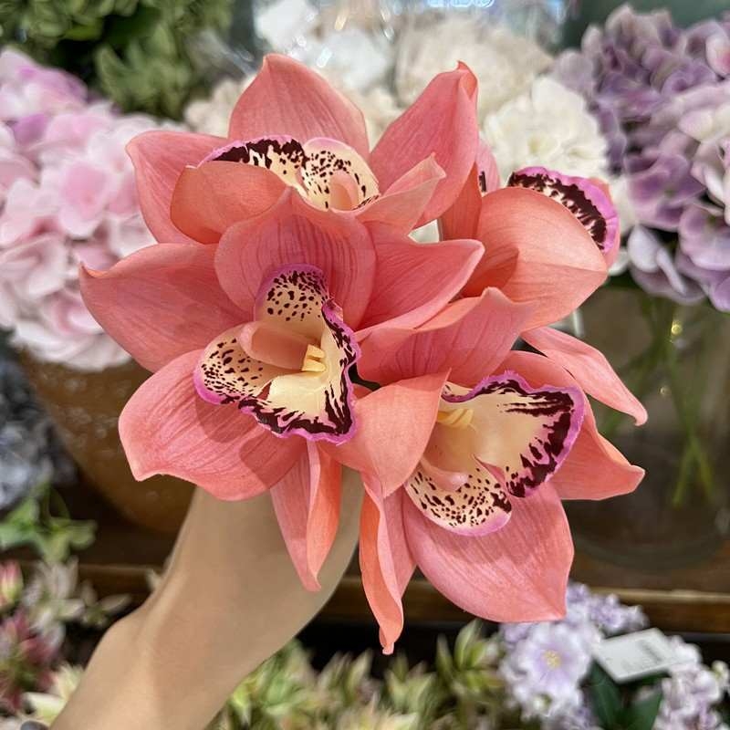 Artificial Cymbidium Orchid Bunch