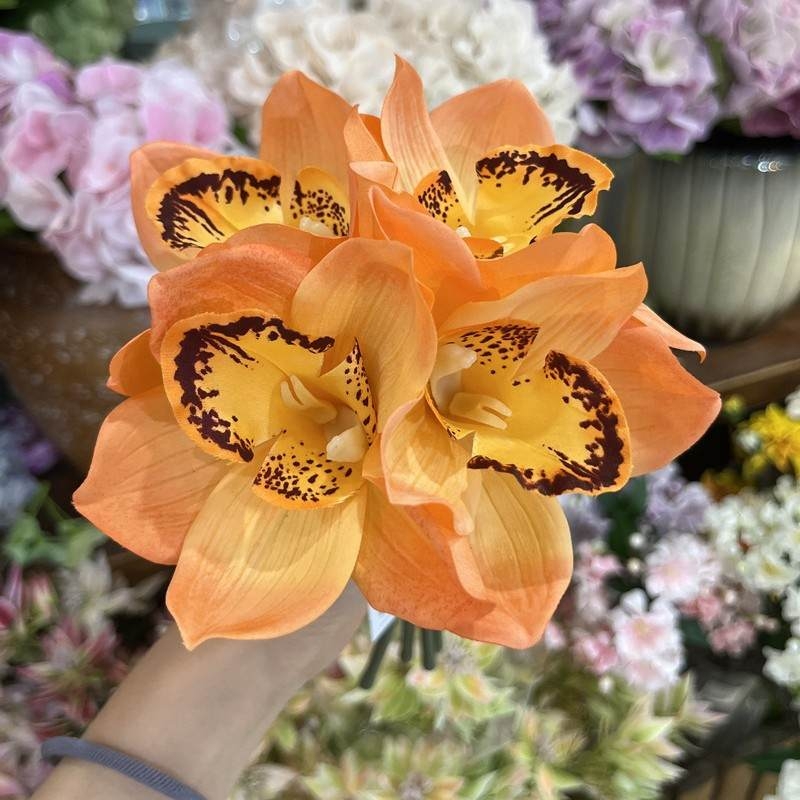 Artificial Cymbidium Orchid Bunch