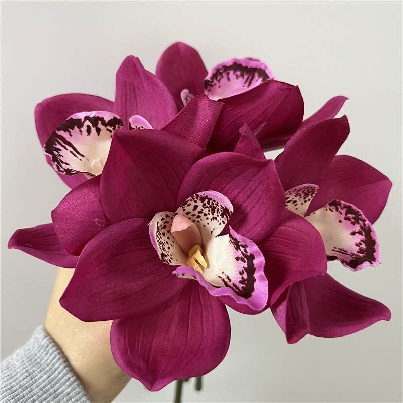 Artificial Cymbidium Orchid Bunch