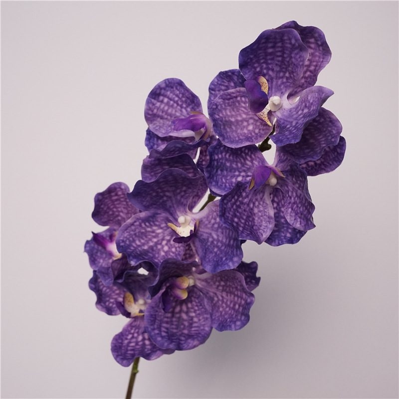Artificial soft-touch realistic Vanda orchid