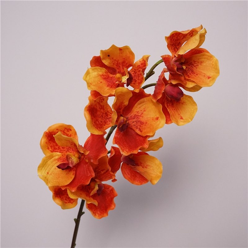 Artificial soft-touch realistic Vanda orchid