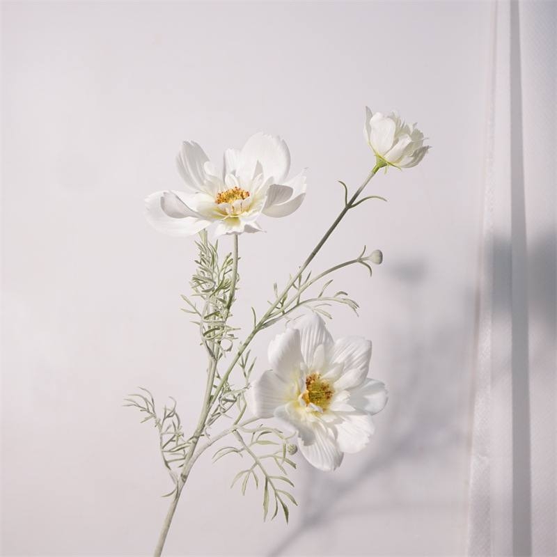 Wholesale Artificial Cosmos Spray – 79cm 3-Flower Branch