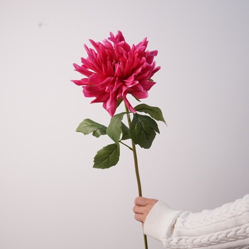 Soft-touch Faux Dahlia