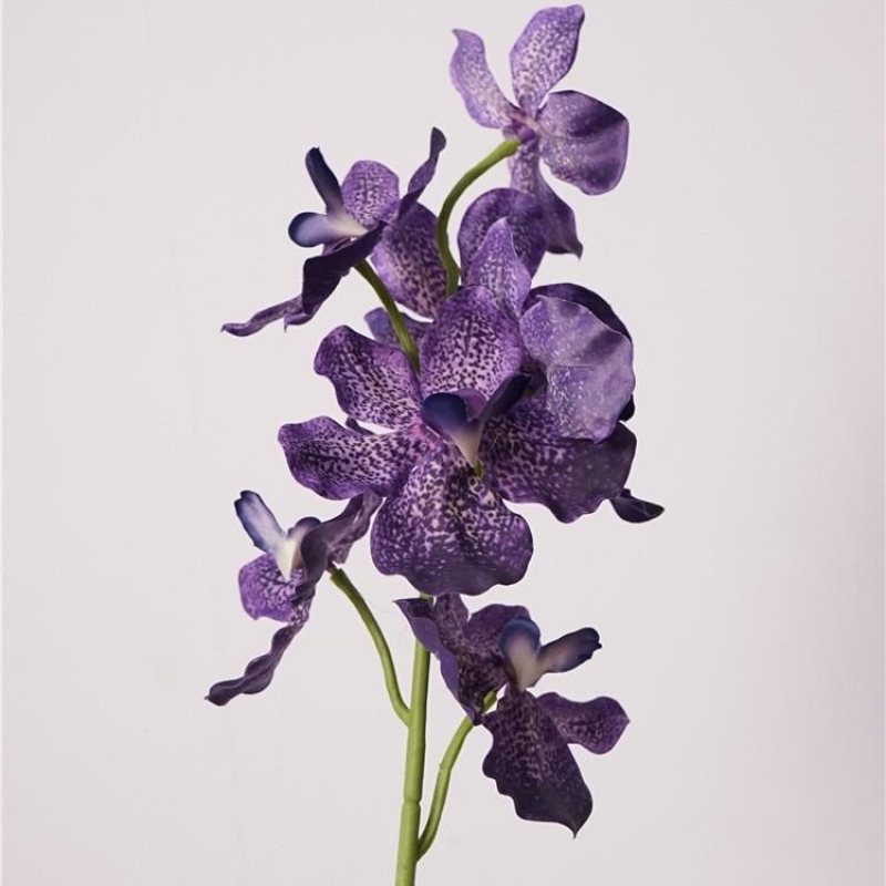Soft-touch artificial Vanda Orchid Spray