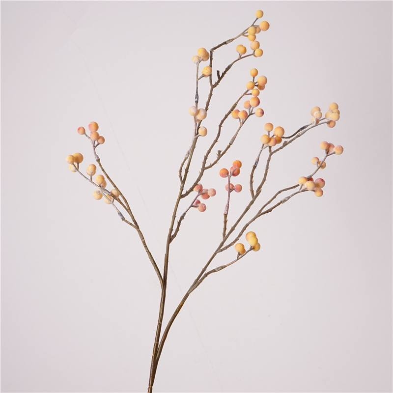 Artificial wild berry ornamental branches