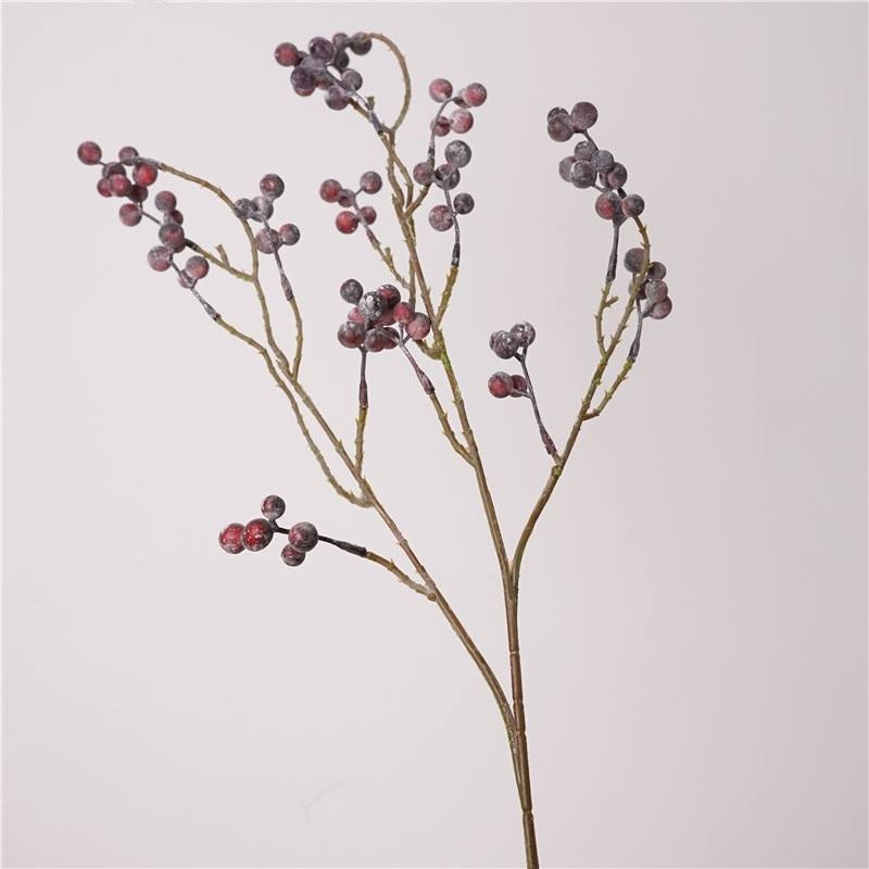 Artificial wild berry ornamental branches