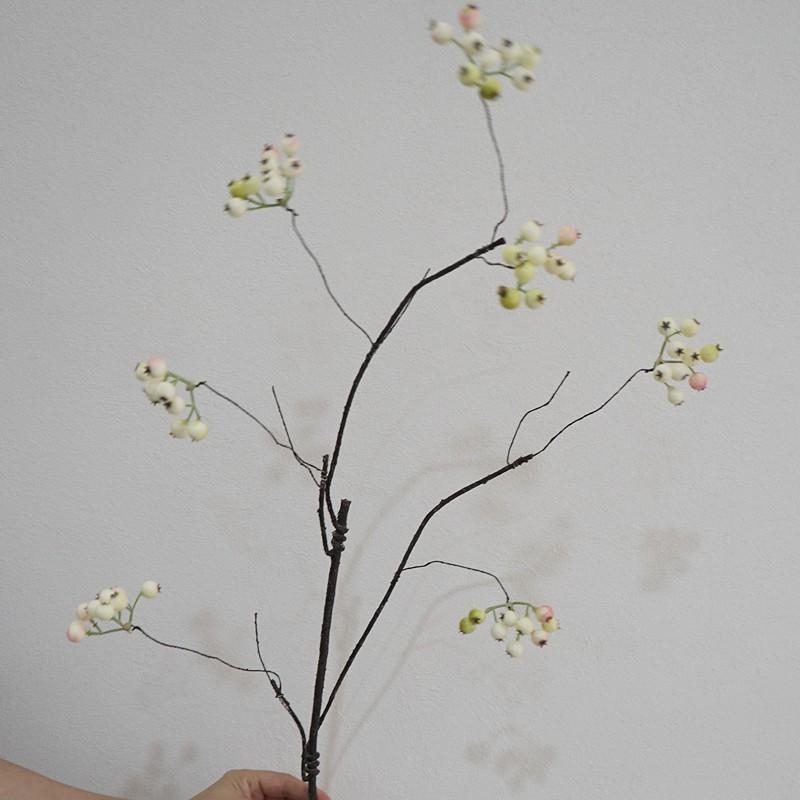 Artificial wild berry ornamental branches