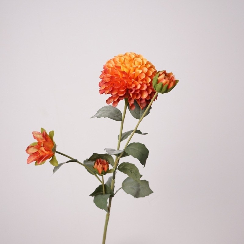 Artificial fabric dahlia