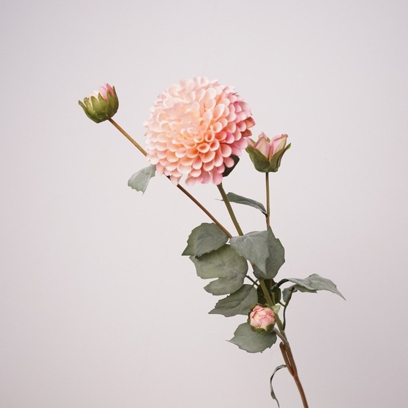 Artificial fabric dahlia