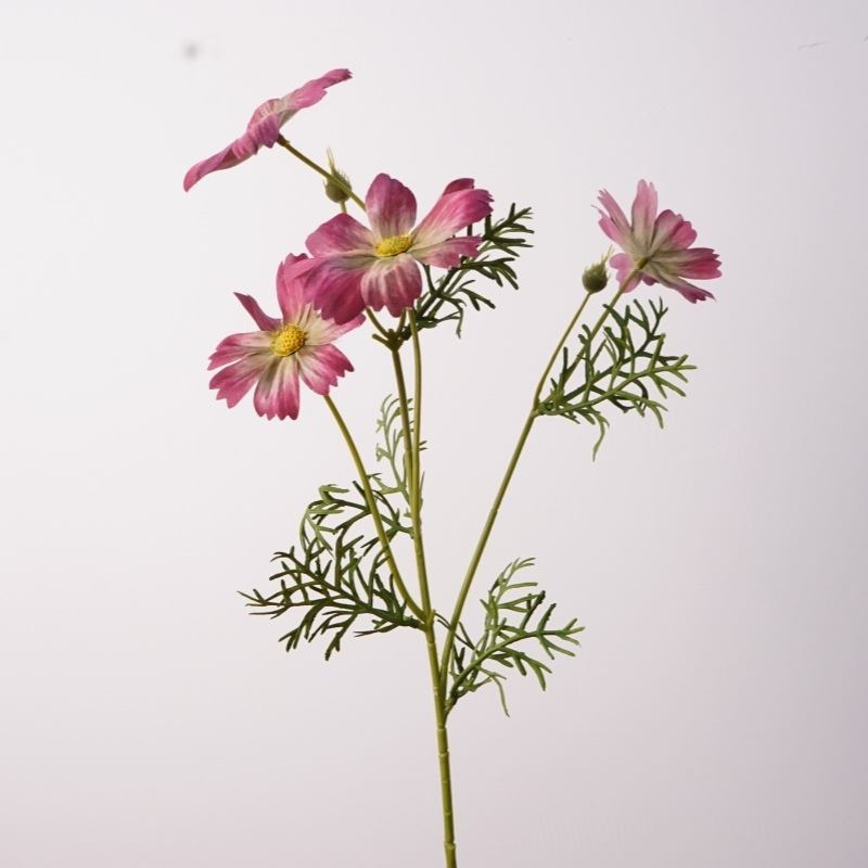 Wholesale Artificial Cosmos Spray – 33cm 4-Flower Branch
