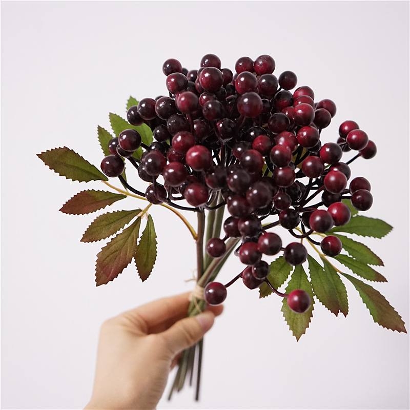 Artificial  Elderberry bunch