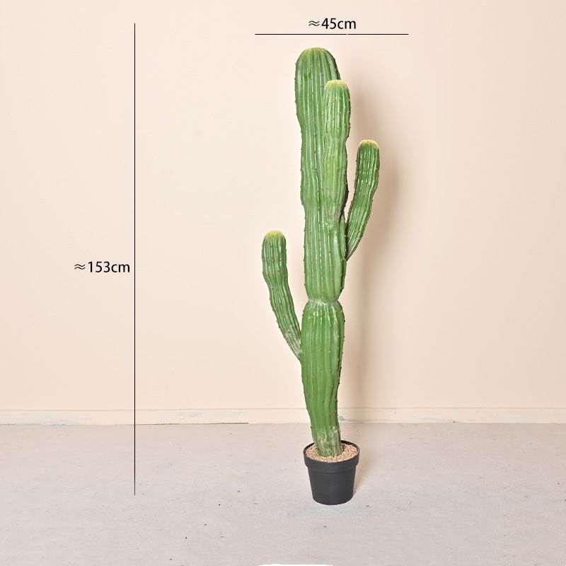 Artificial cylindrical Moroccan cactus with three branches