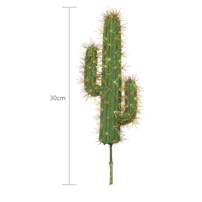 Artificial cylindrical cactus with three branches