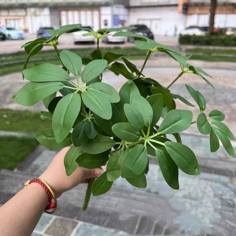 Artificial Schefflera Leaf