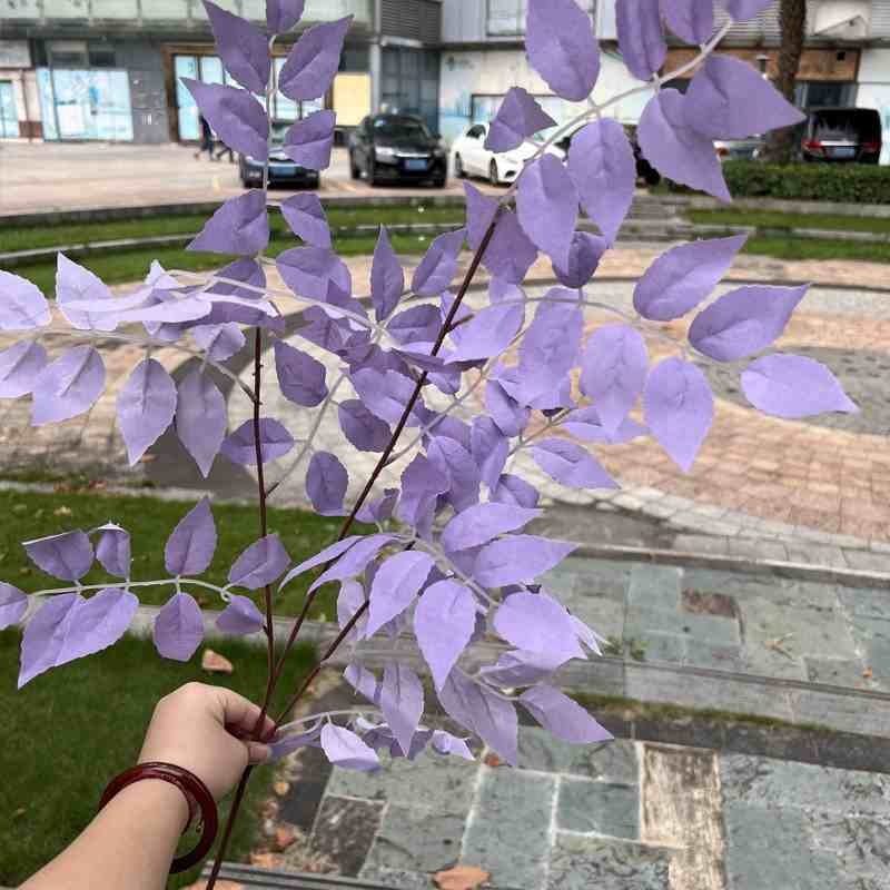 Artificial Campsis Leaves