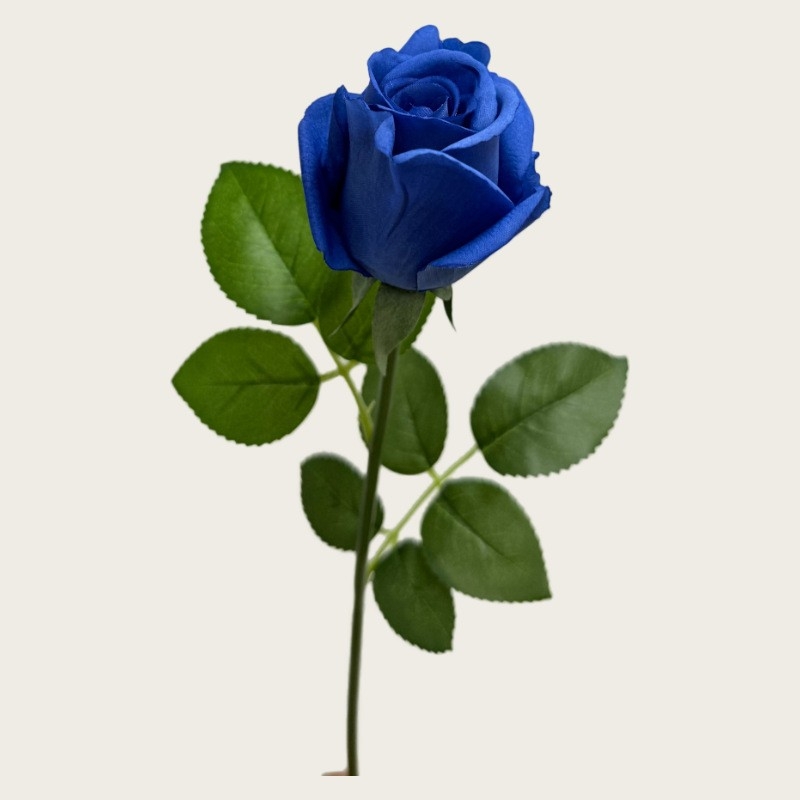 Soft-Touch Artificial Rose Stem – 47cm
