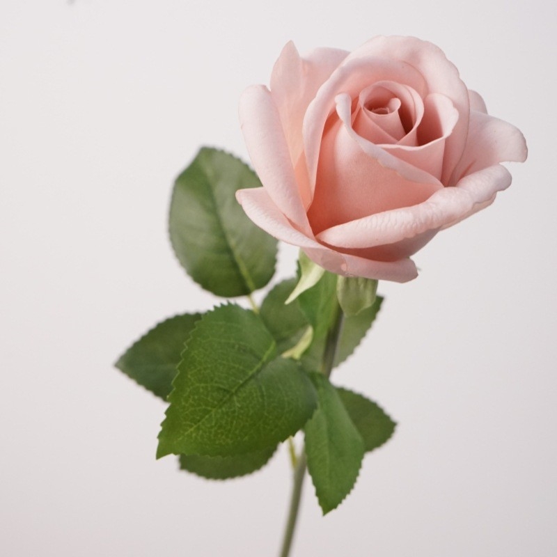 Soft-Touch Artificial Rose Stem – 47cm