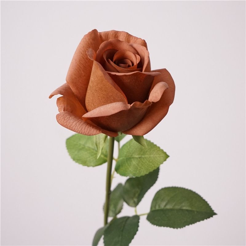 Soft-Touch Artificial Rose Stem – 47cm