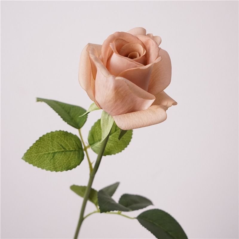 Soft-Touch Artificial Rose Stem – 47cm