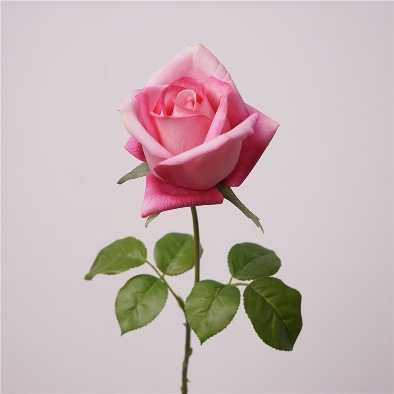 Soft-Touch Artificial Rose Stem – 66cm
