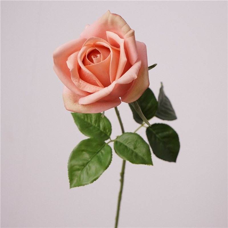 Soft-Touch Artificial Rose Stem – 66cm