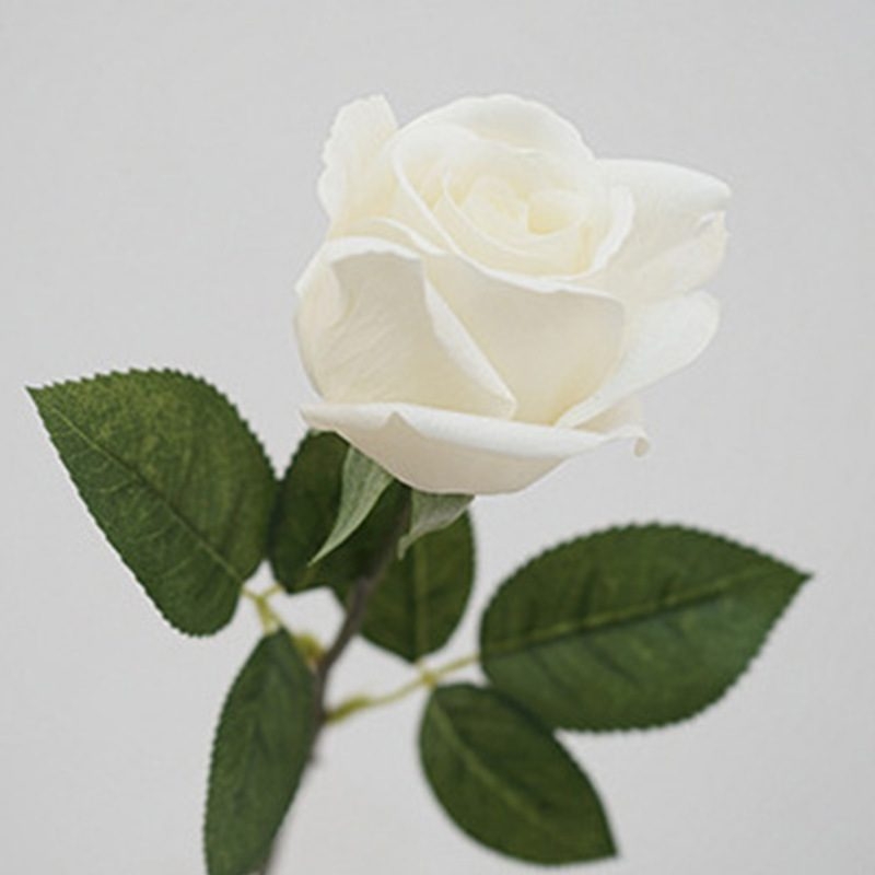 Soft-Touch Artificial Rose Stem – 47cm