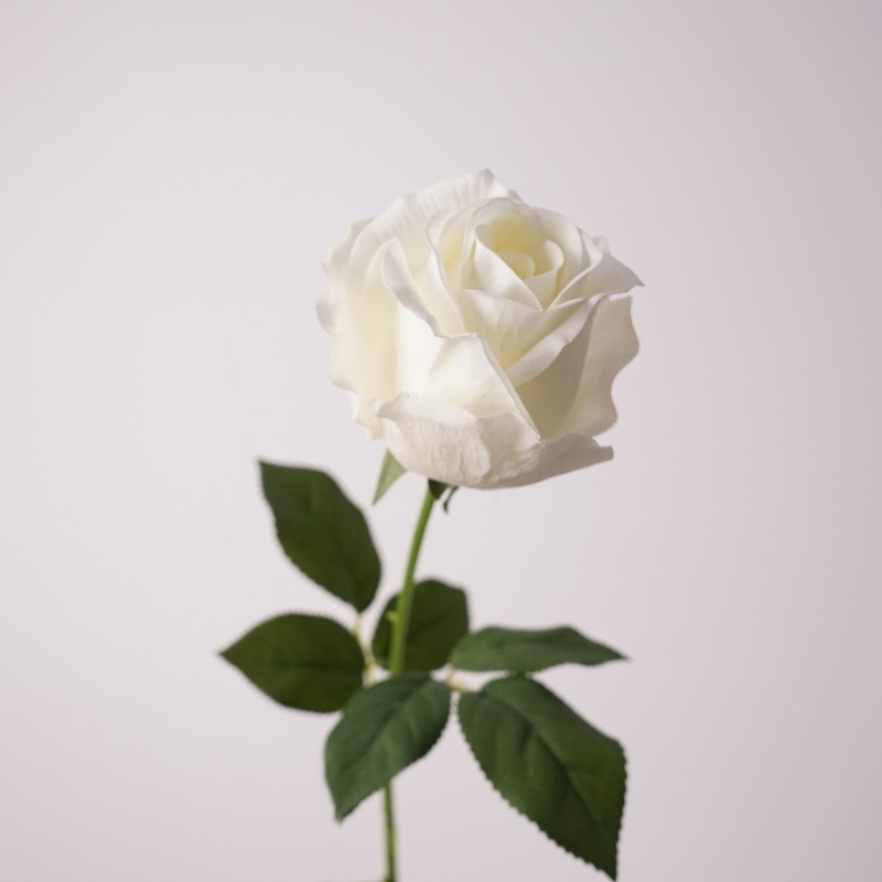 Soft-Touch Long Stem Artificial Rose – 65cm