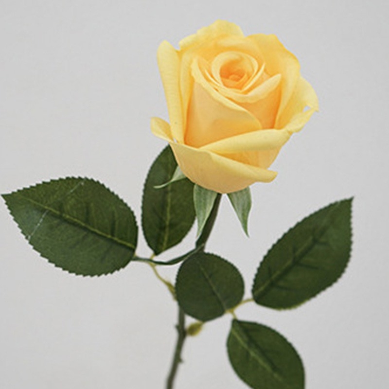 Soft-Touch Artificial Rose Stem – 47cm