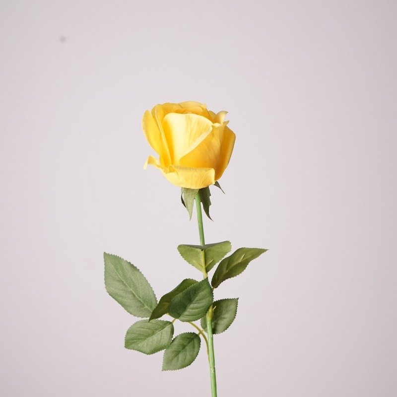 Soft-Touch Artificial Rose Bud Stem – 60cm