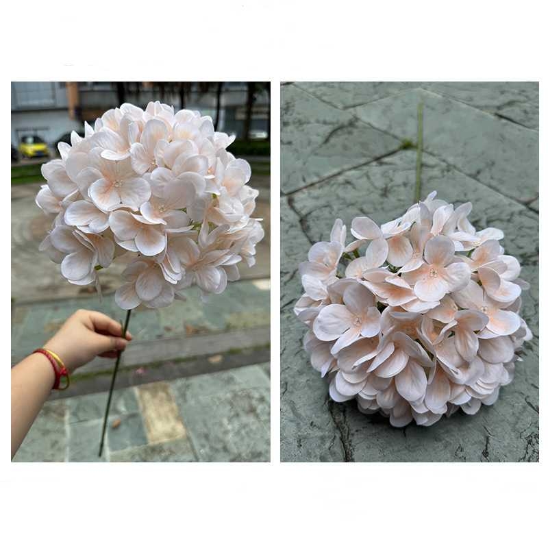 Fabric Artificial Hydrangea Flower Stem – 70cm