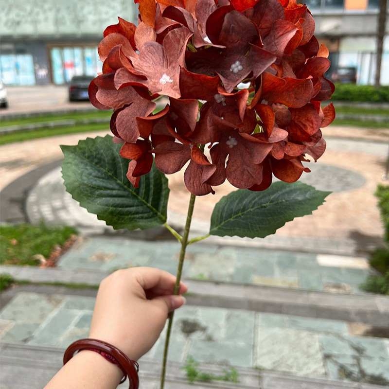 Single-Headed Korean-Style Artificial Hydrangea – 60cm