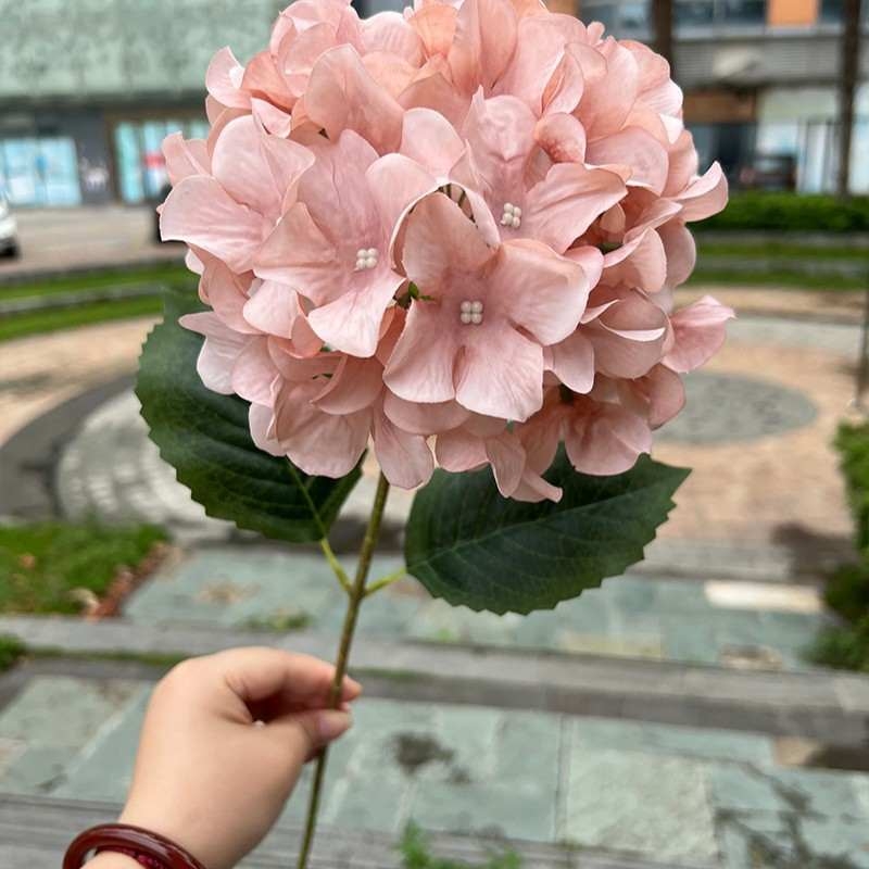 Single-Headed Korean-Style Artificial Hydrangea – 60cm