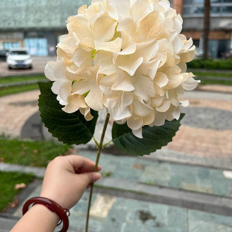 Single-Headed Korean-Style Artificial Hydrangea – 60cm