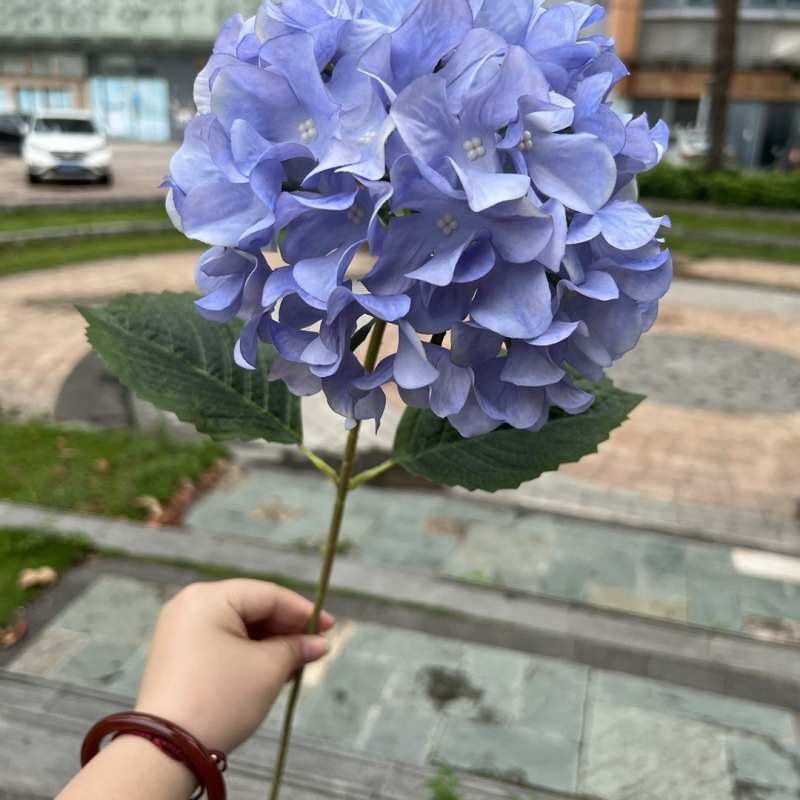 Single-Headed Korean-Style Artificial Hydrangea – 60cm