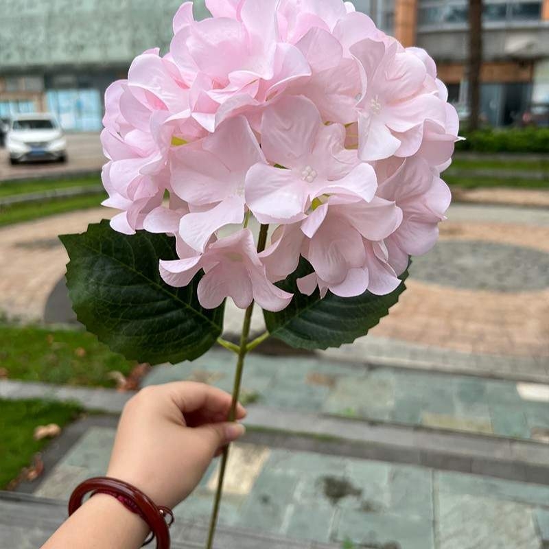 Single-Headed Korean-Style Artificial Hydrangea – 60cm