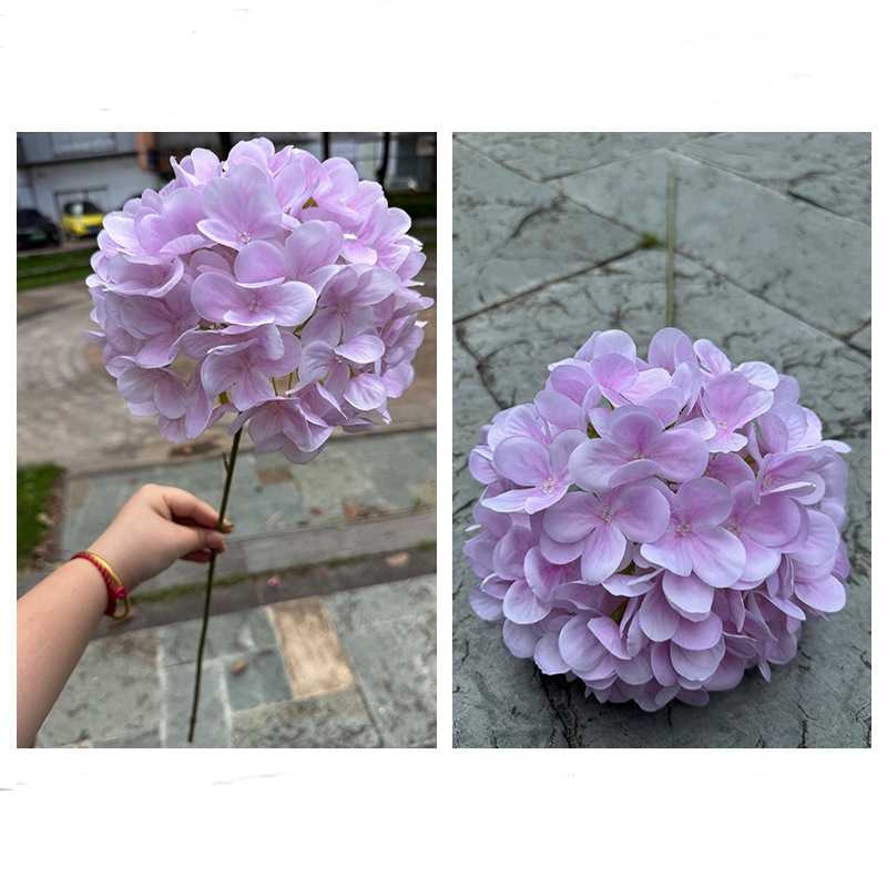 Fabric Artificial Hydrangea Flower Stem – 70cm