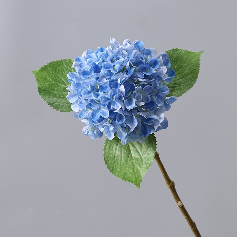 Multicolor Fabric Artificial Hydrangea Flower Stem – 47cm