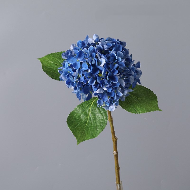 Multicolor Fabric Artificial Hydrangea Flower Stem – 47cm