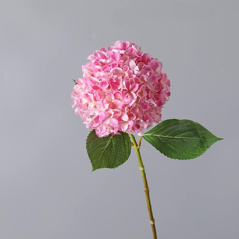 Various Colors Fabric Artificial Hydrangea Flower Stem – 66cm