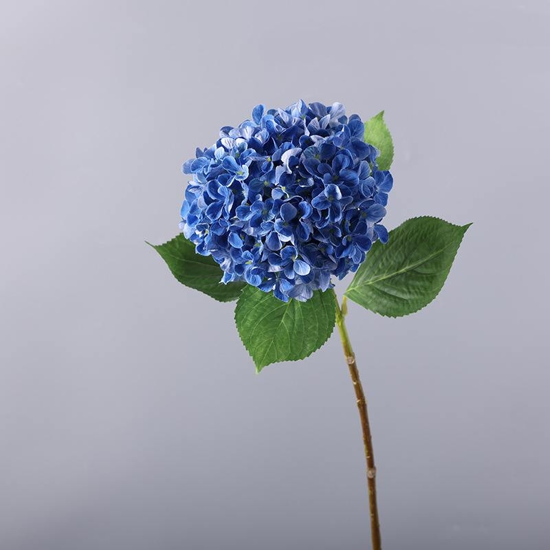 Various Colors Fabric Artificial Hydrangea Flower Stem – 66cm